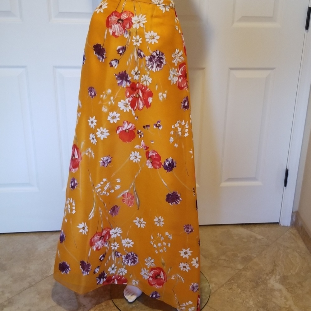 Kay Unger Silk Painted Skrt